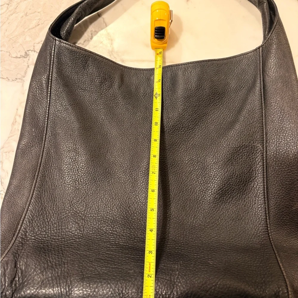 Auxiliary Black Leather Handbag - Picture 8 of 13